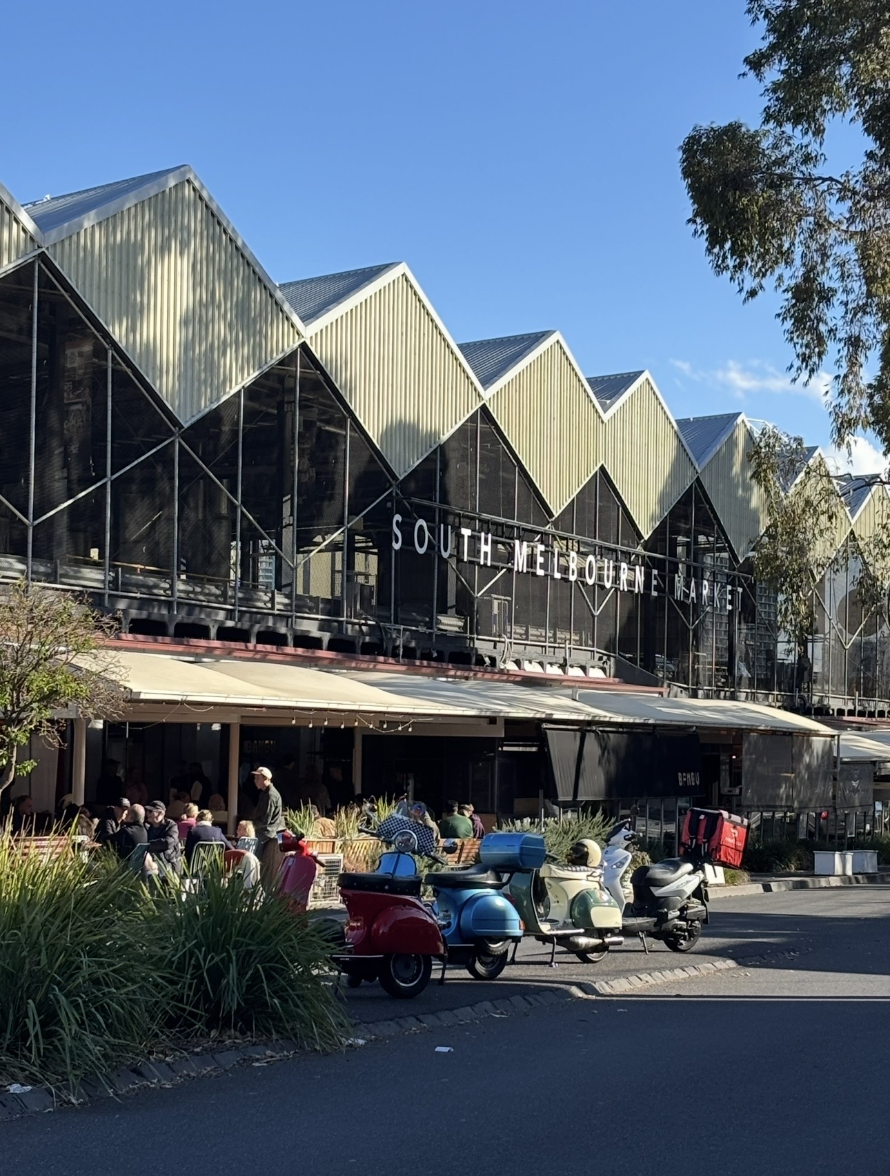 At the South Melbourne markets